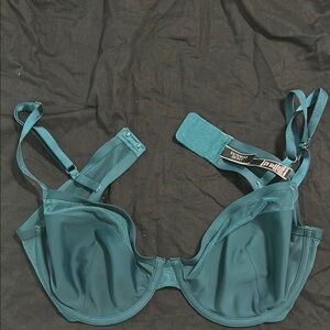 Victoria's Secret Blue Underwire Bra with Molded Cups